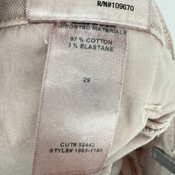 Citizens of Humanity Brooke Chino Pants size 29 Faded Pink Mid Rise Cropped - Picture 10 of 13